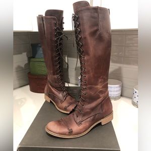 Charles and David Vintage Lace up boots